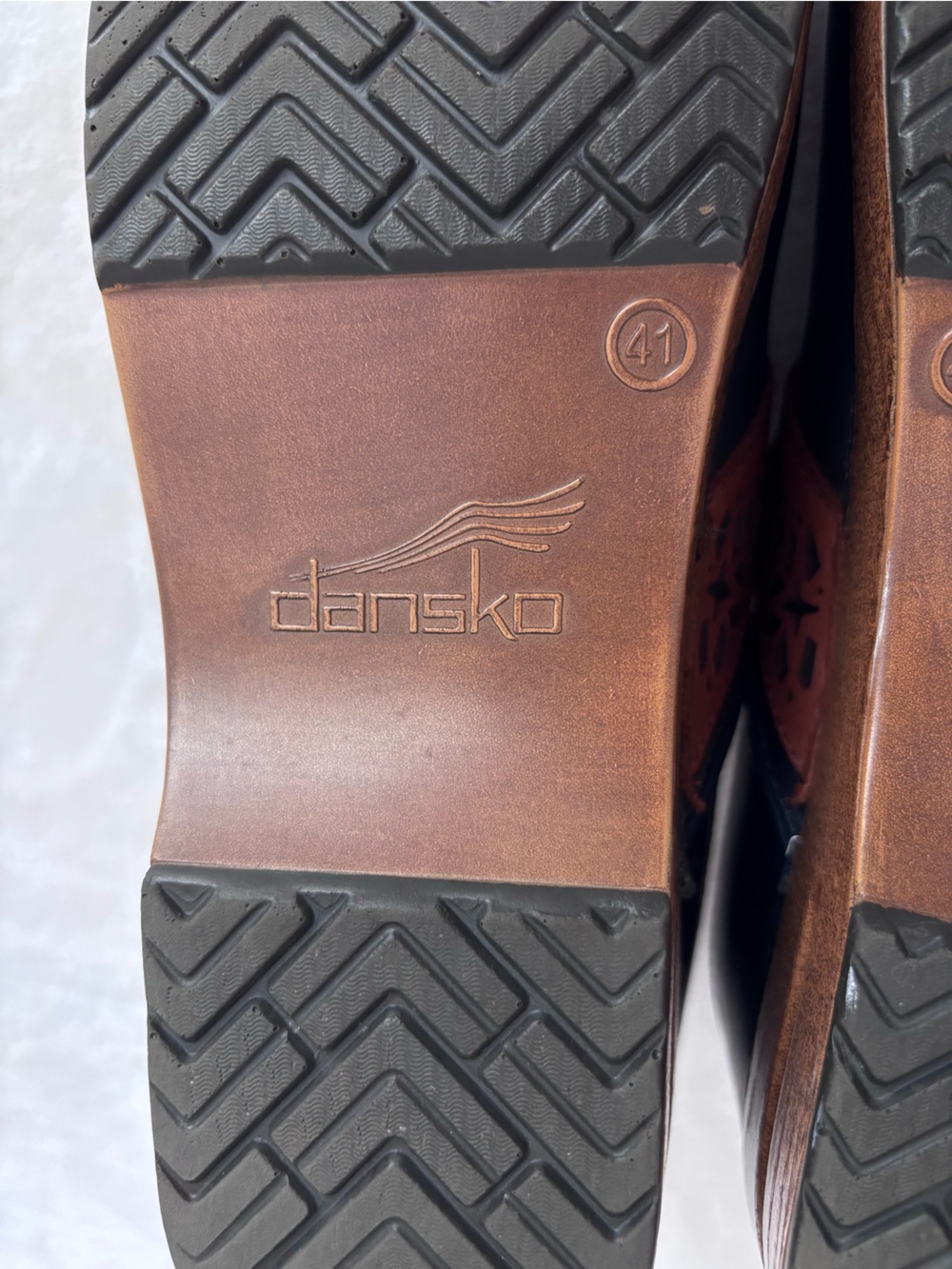 DANSKO Pavan Navy Full Grain Leather Professional Slip-On Clog--EUC--11 - Picture 12 of 15